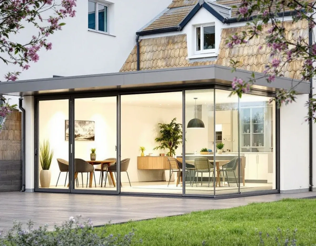 Agrandissez votre espace de vie avec une extension aluminium design et durable