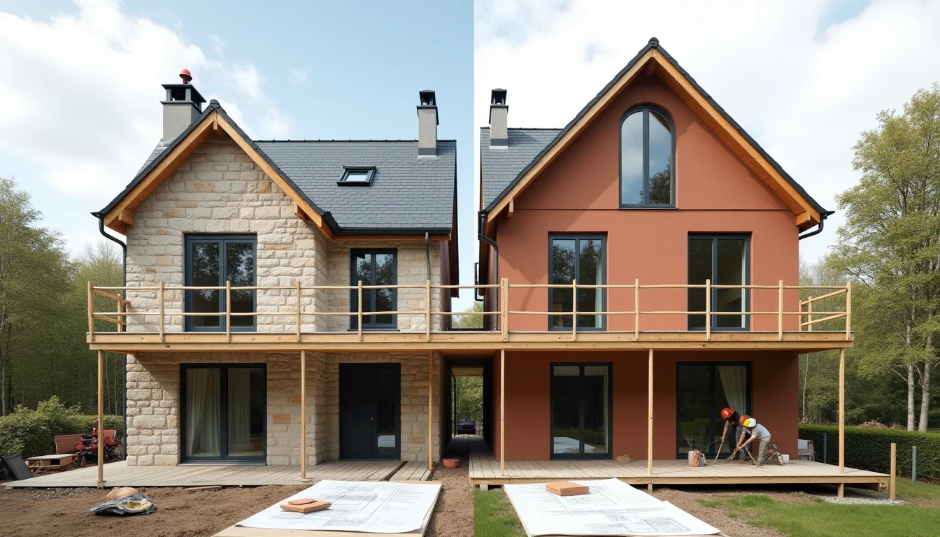 Prix moyen construction maison : comparatif par région
